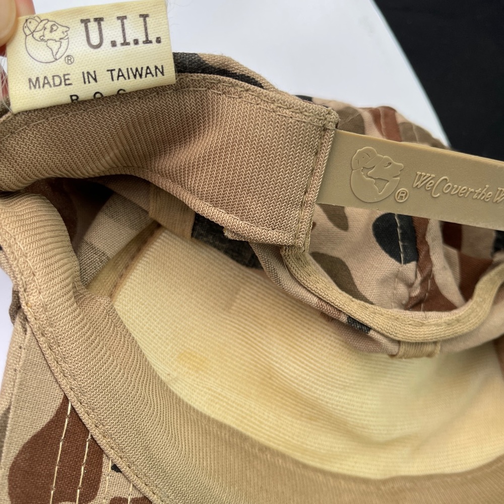 Vintage Trucker SnapBack Hat Tan Brown Camo Minnesota Pheasants Cap Worn In OS - Picture 13 of 13